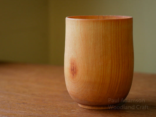 End Grain Turned Cup - Birch - 380ml