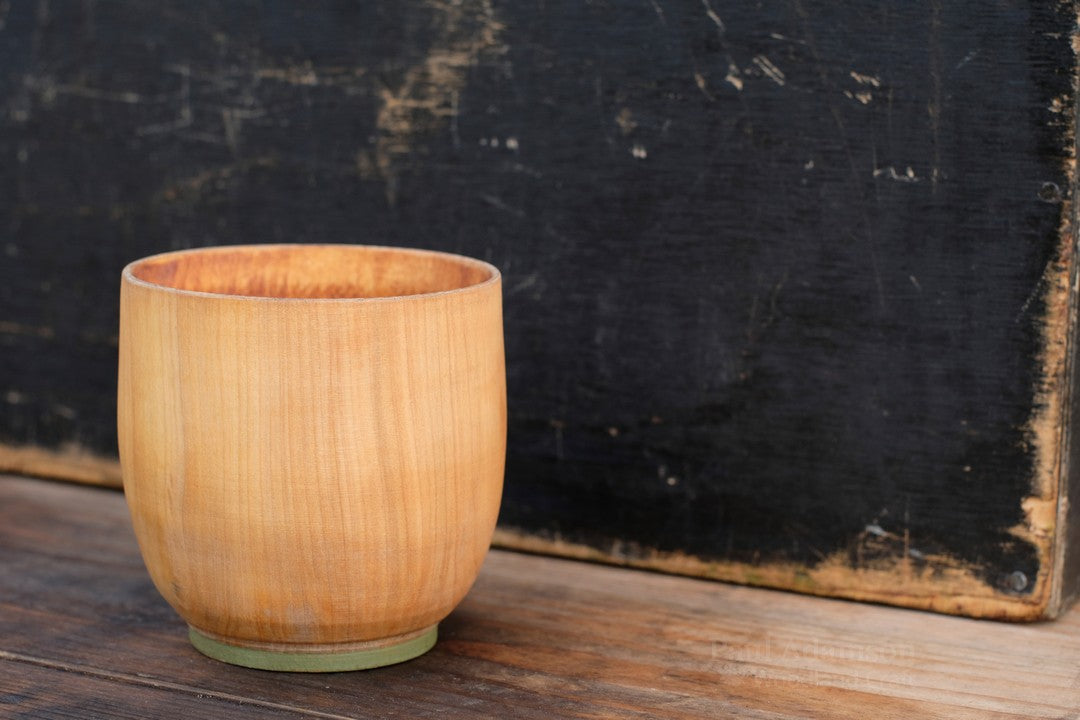 End Grain Turned Cup 3 - Rowan - 300ml