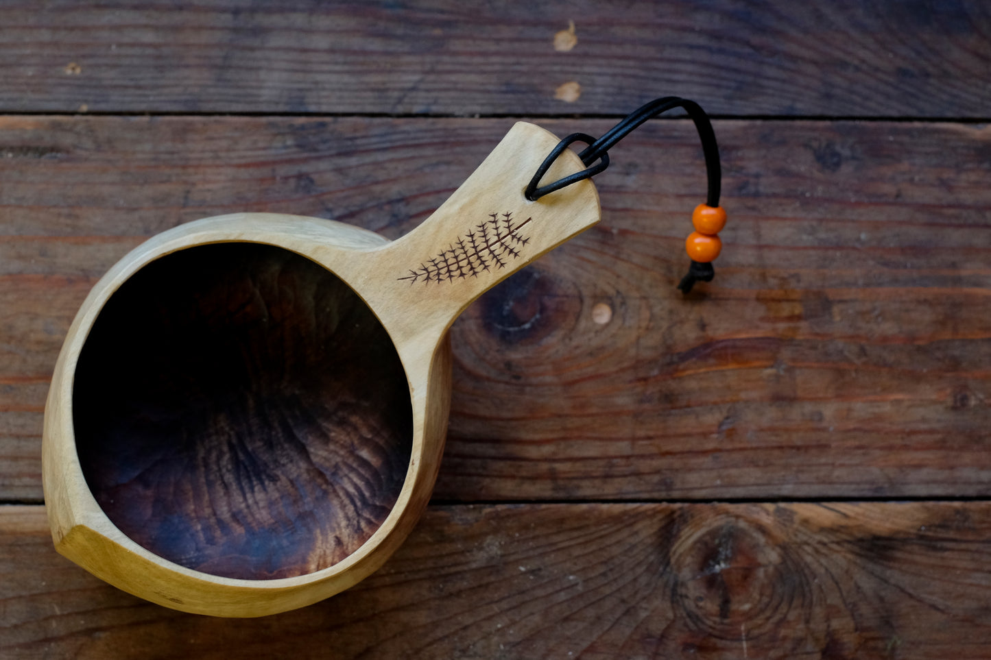 Hand Carved Kuksa 1 - Horse Chestnut 300ml