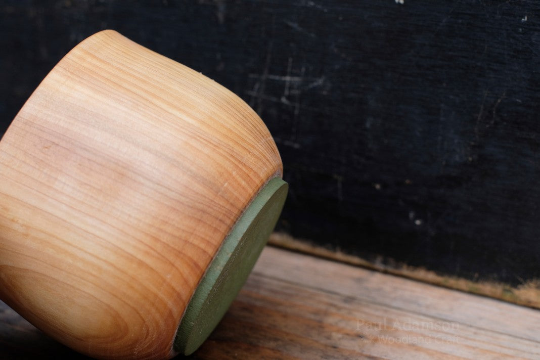 End Grain Turned Cup 1 - Rowan - 300ml