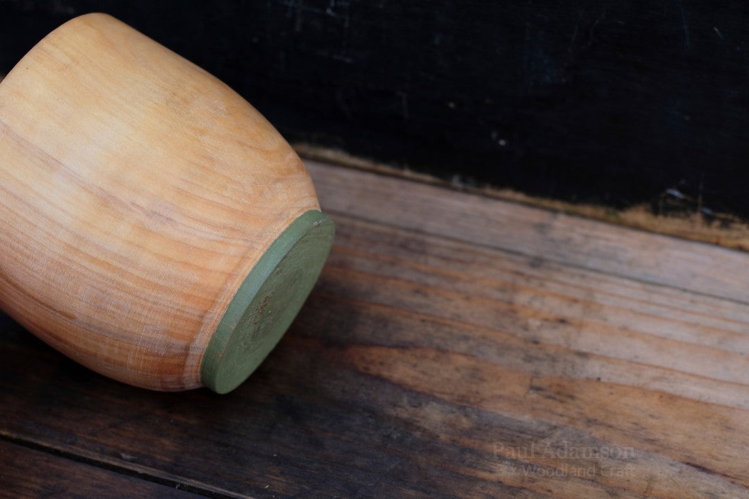 End Grain Turned Cup 3 - Rowan - 300ml