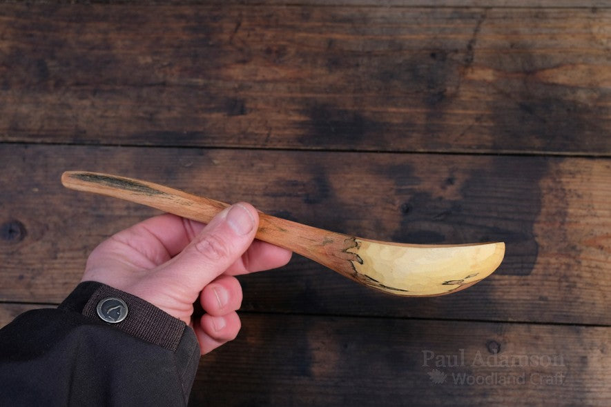 Serving spoon - Spalted Sycamore